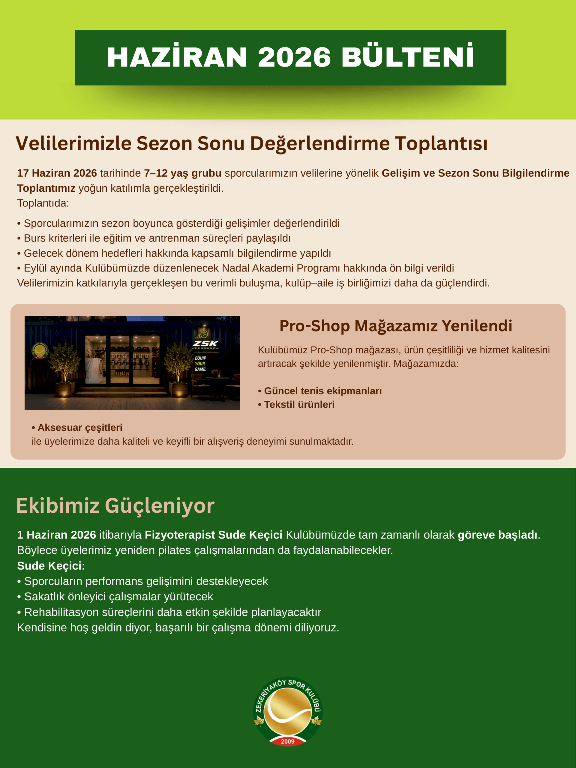 ZSK HAZİRAN Bülteni 1