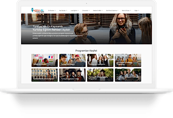 egitimal wordpress web sitesi tasarimi