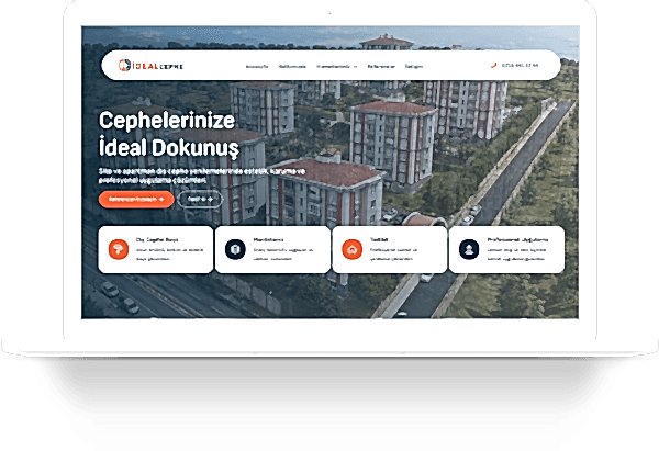 idealcephe wordpress web site tasarimi