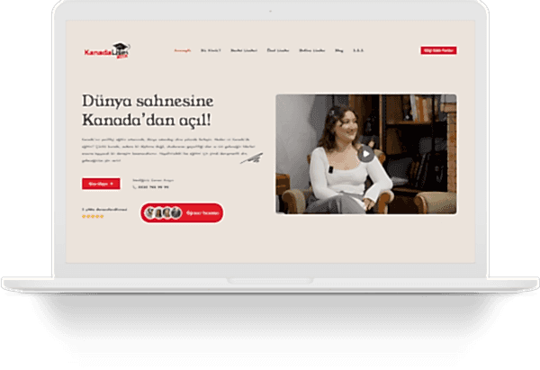 kanada lise wordpress web sitesi tasarimi